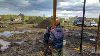 Заказать монтаж винтовых свай в Новокубанск - цена под ключ с доставкой от 1828 шт